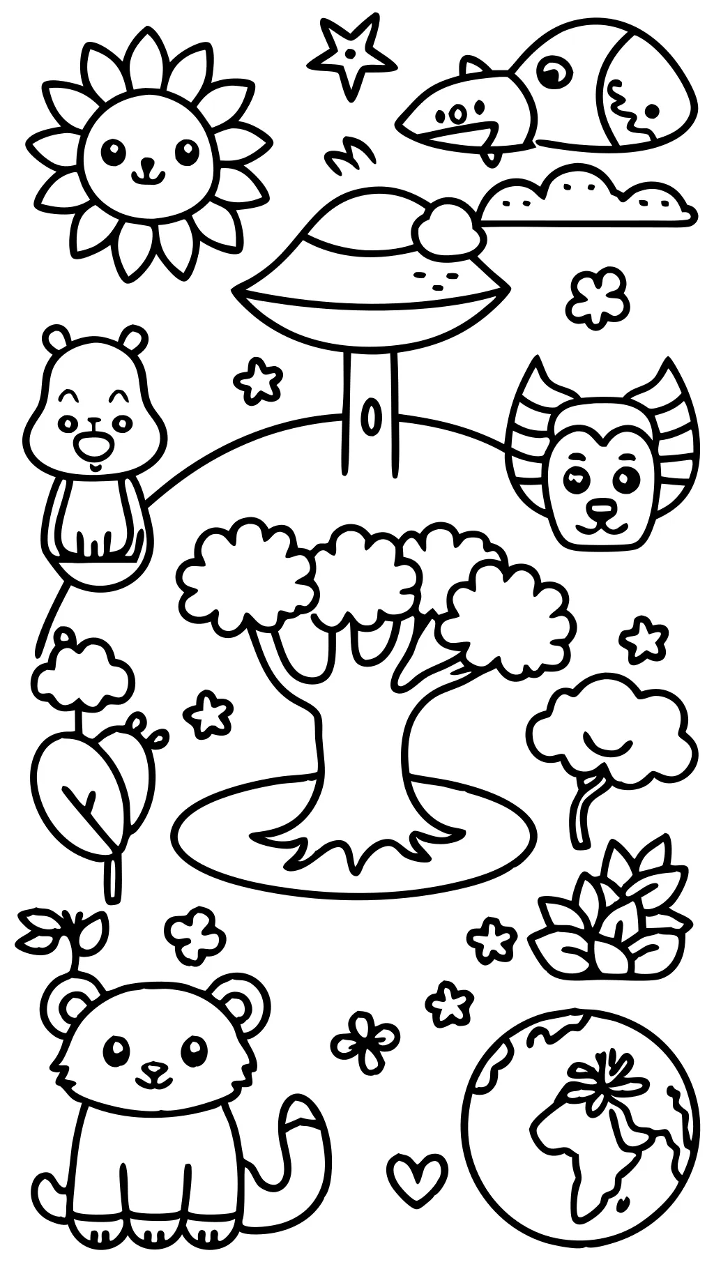 coloring learning pages